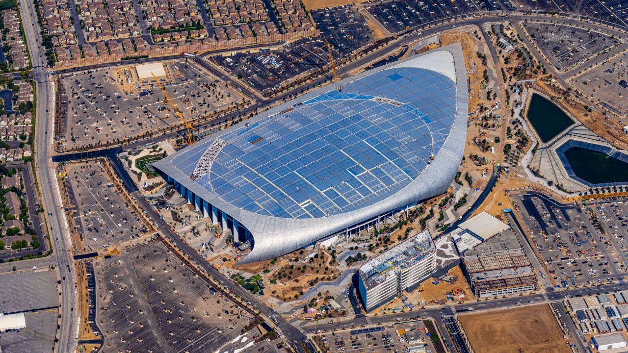 Photos: Aerial Views of SoFi Stadium Construction