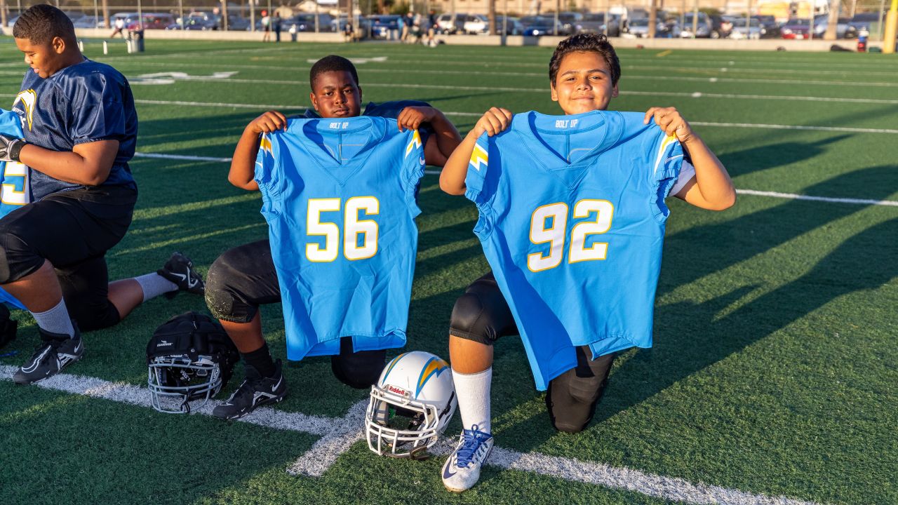 Snoop Dogg, Keenan Allen and Tom Telesco Surprise Inglewood Chargers with  New Uniforms