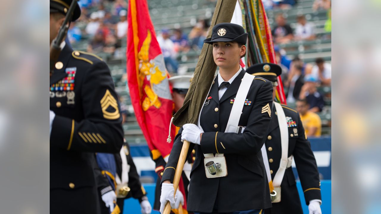 The NFL is honoring the U.S. military with a Salute to Service