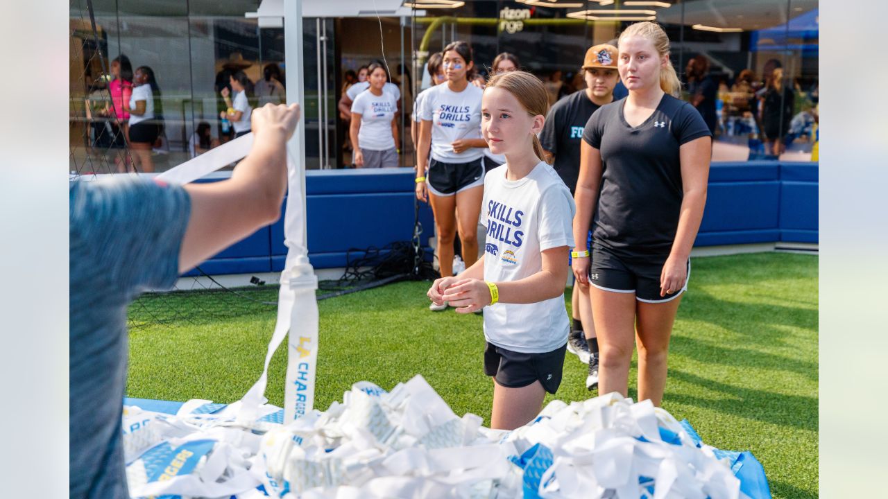 Chargers and SDUSD Host Skills Camp to Kick Off Inaugural Middle School Flag  League