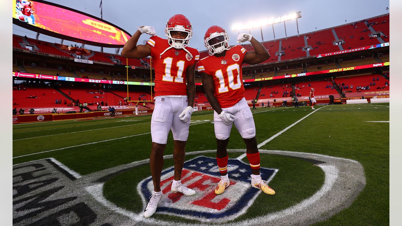 Photos: Warmups & Pregame from AFC Championship