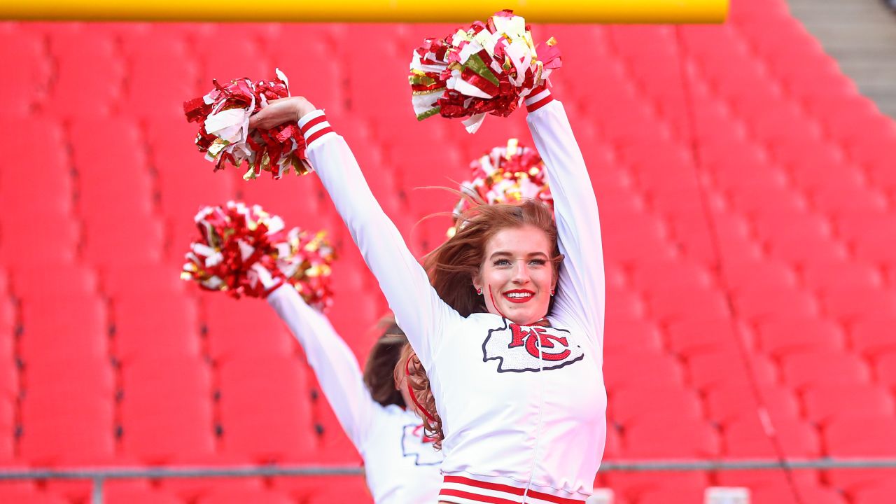 Denver Bronco fans cheer during the NFL football game between the Kansas  City Chiefs and the Denver Broncos at Arrowhead Stadium in Kansas City,  Missouri. The Broncos beat the Chiefs 44-13. (Credit