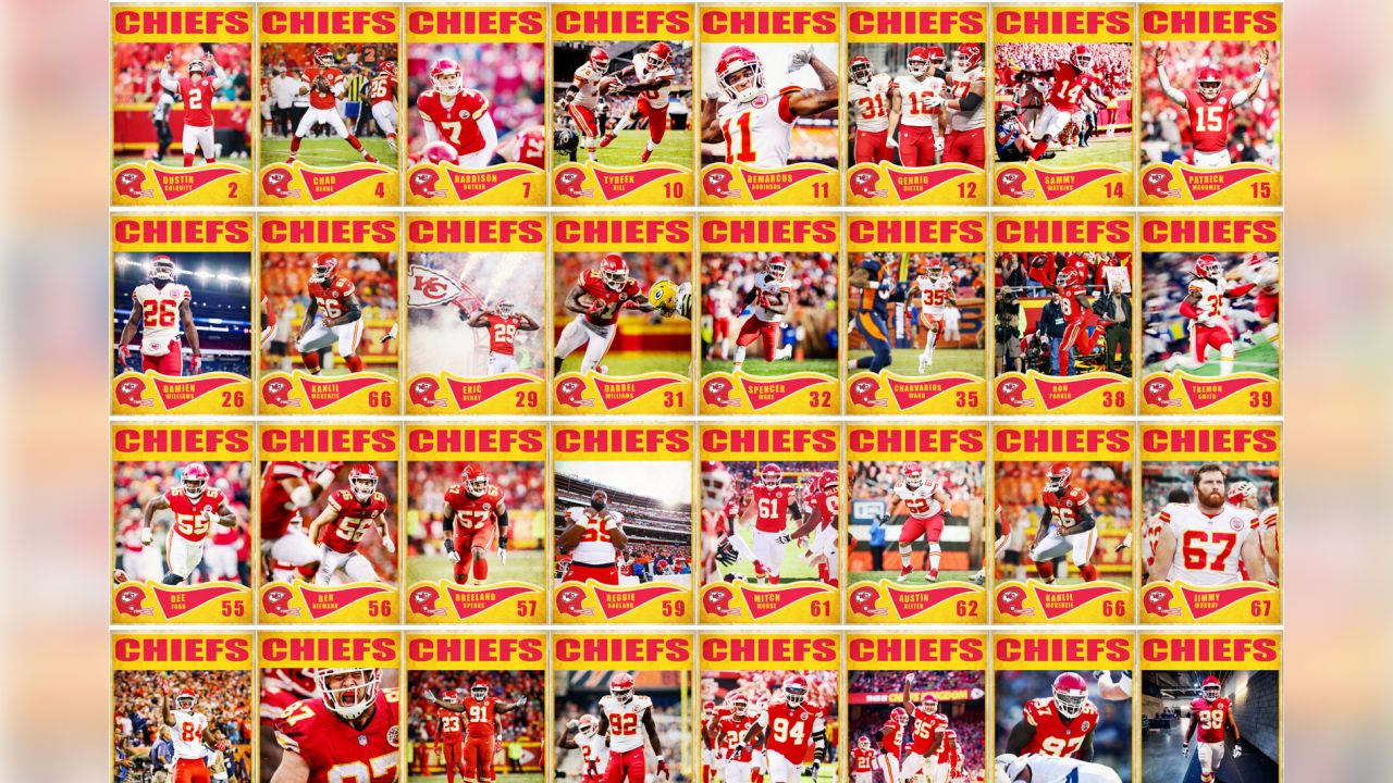 Updated Chiefs 53-man roster by jersey number for wild-card round