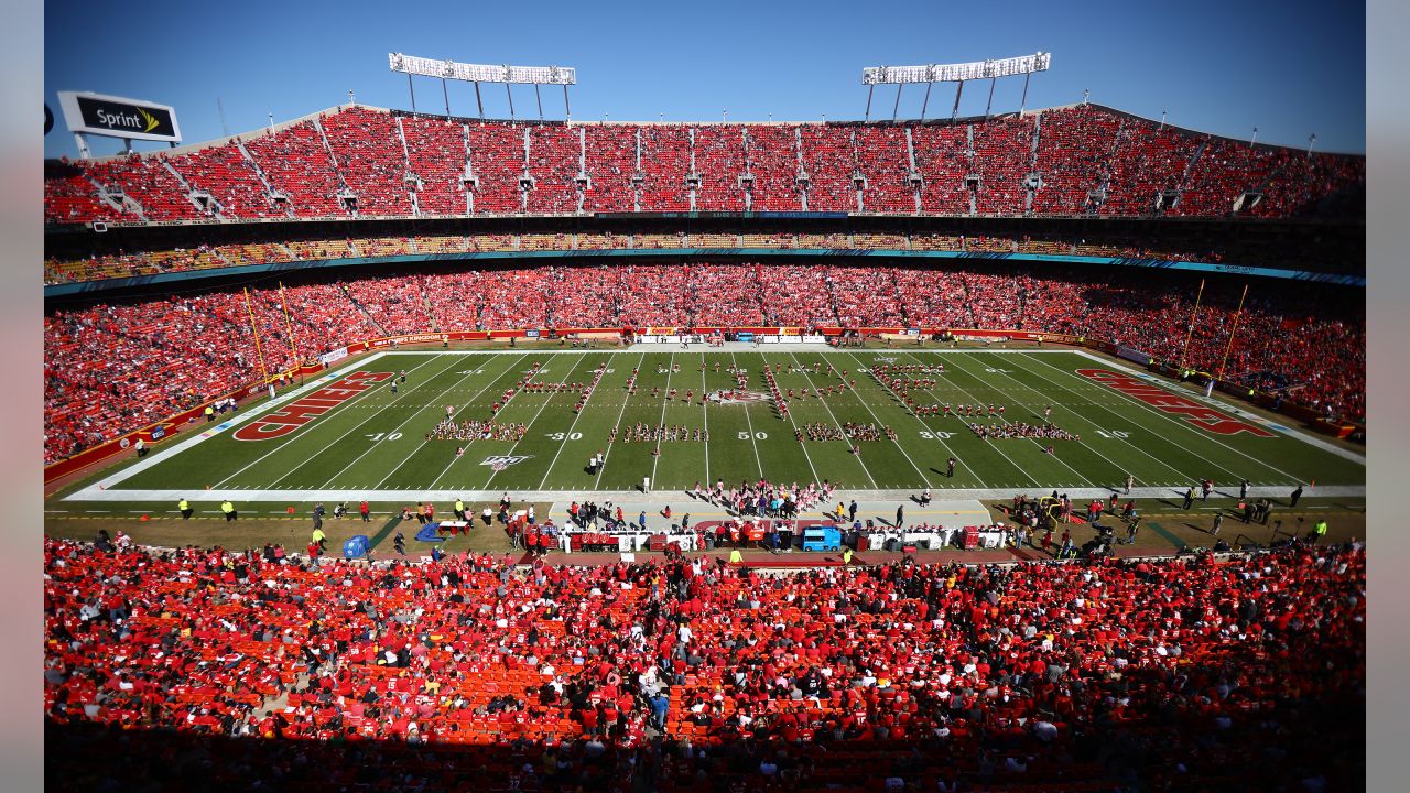 Kansas City Chiefs vs. Houston Texans. Fans support on NFL Game