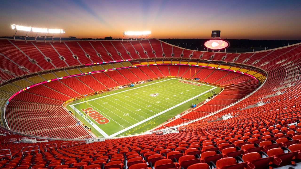 Aerial View Of The Geha Field At Arrowhead Stadium And