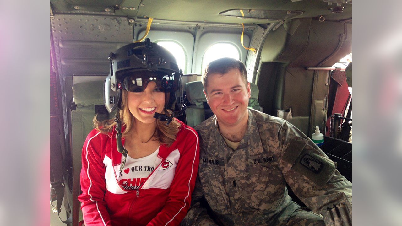 Kansas City Chiefs cheerleaders visit Creech Airmen > Creech Air Force Base  > Article Display