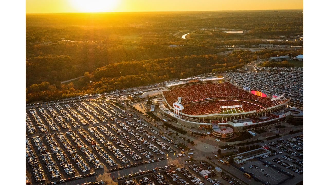 Aerial View Of The Geha Field At Arrowhead Stadium And