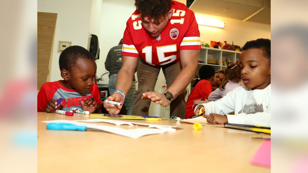 Patrick Mahomes Visits a Handful of Kids and Insists Their Dreams are  Within Reach