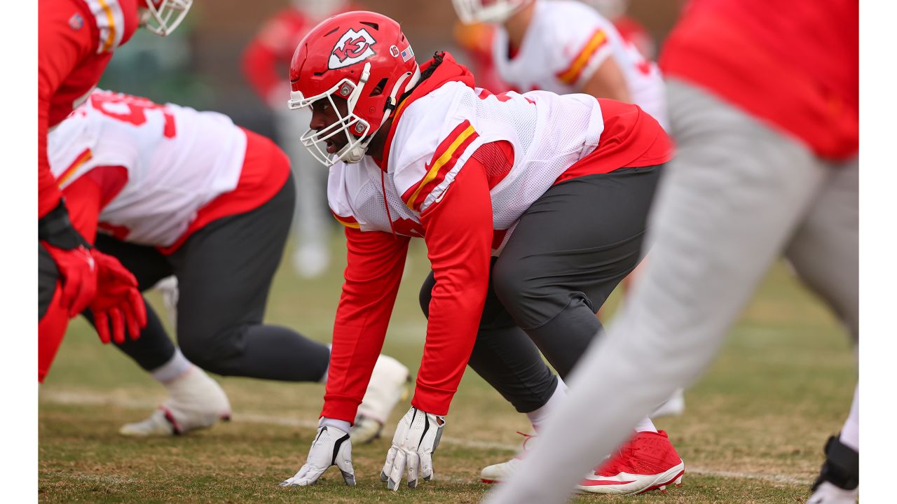 Kansas City Chiefs rookie WR Cornell Powell wearing No. 14 jersey