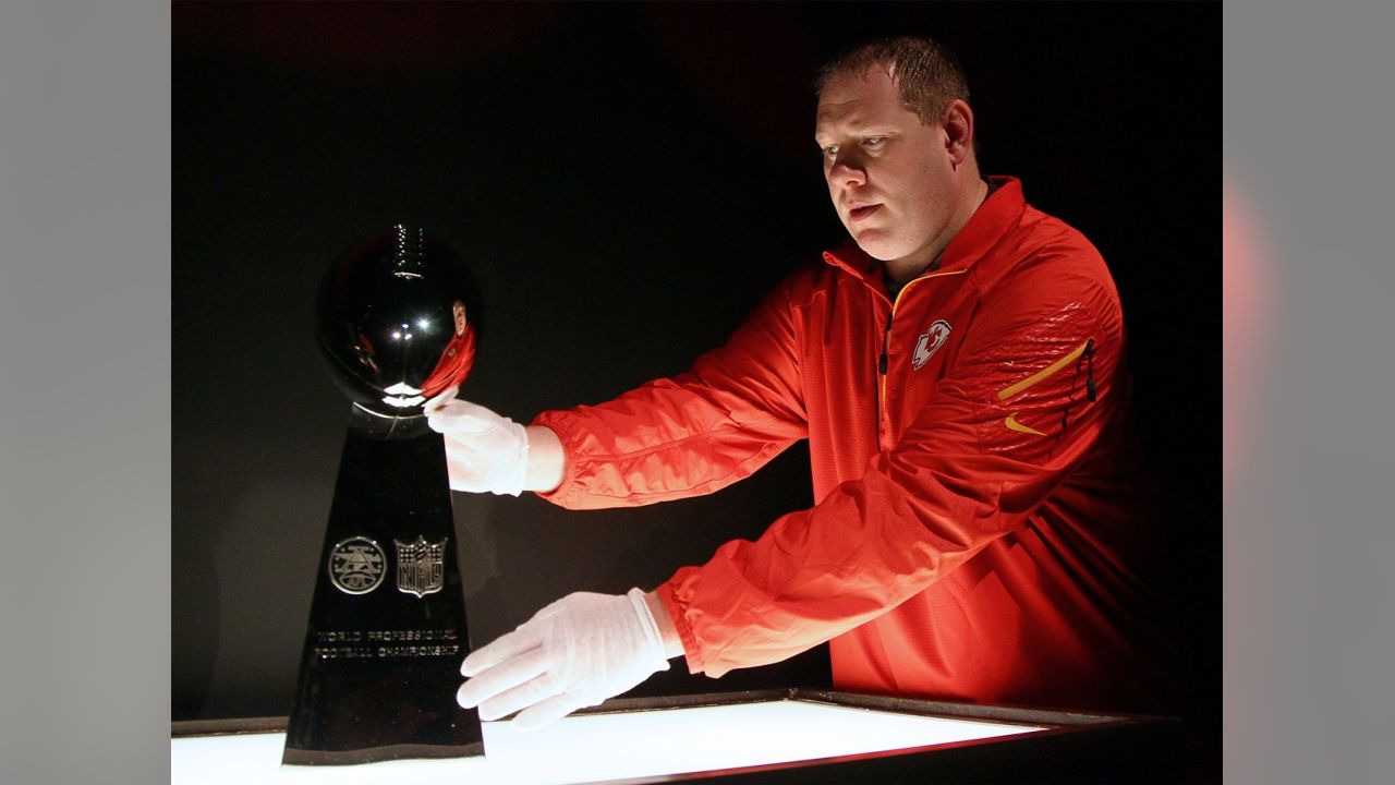 See the Chiefs' Super Bowl trophy this weekend