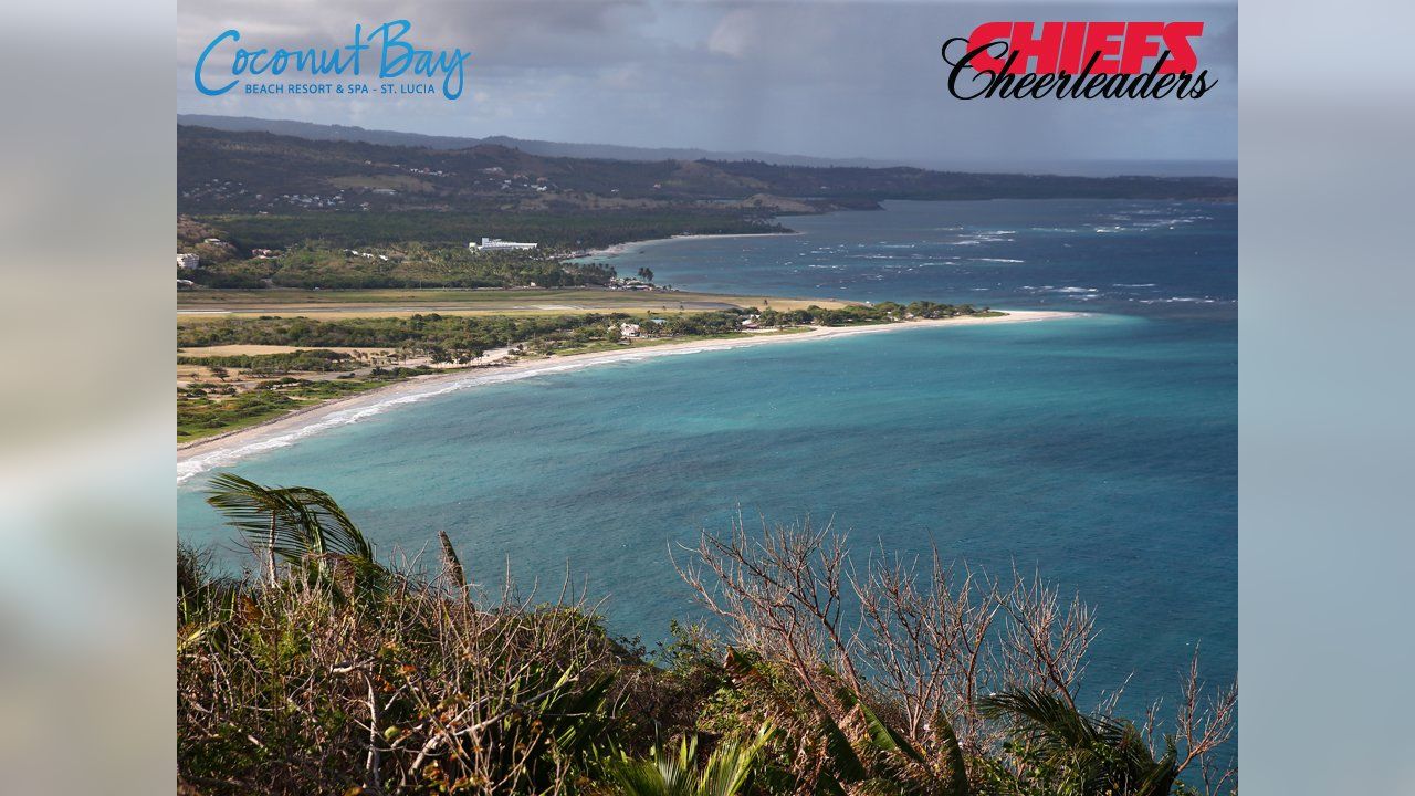 The Kansas City Chiefs cheerleaders packed their things and headed to St.  Lucia to shoot their 2014… in 2023