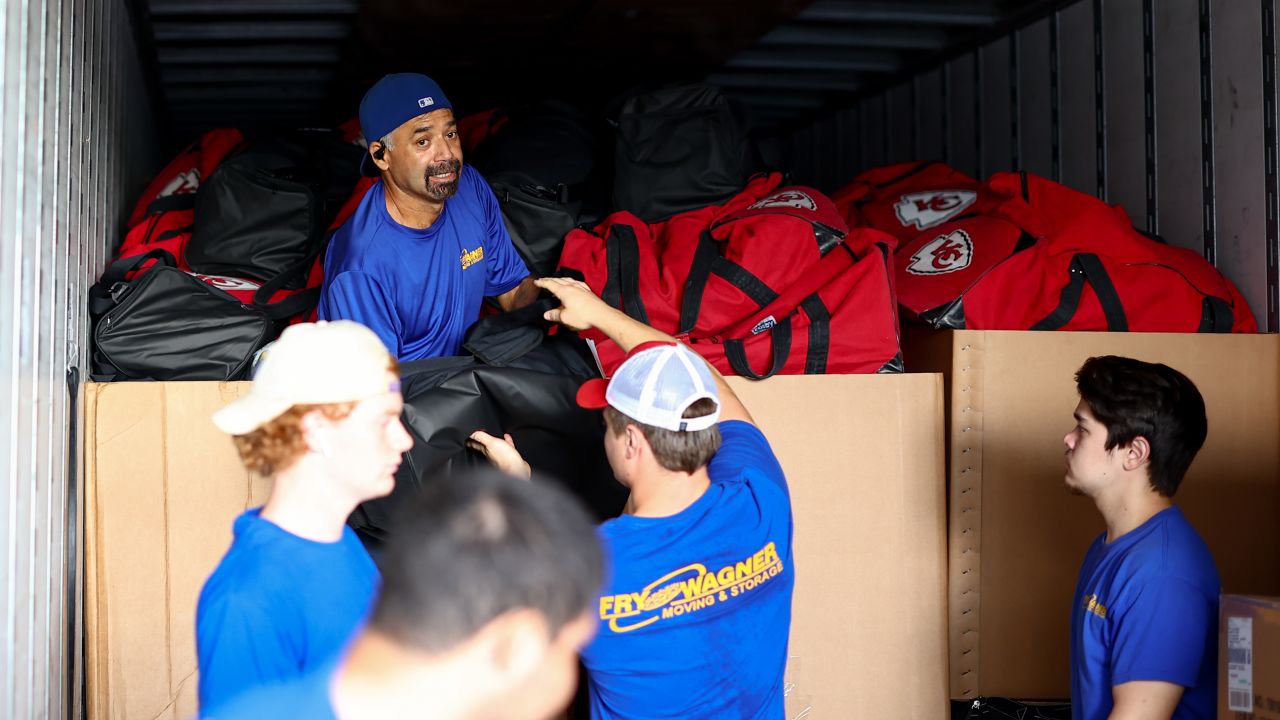 Photos: Chiefs Pack Up for Move to Training Camp