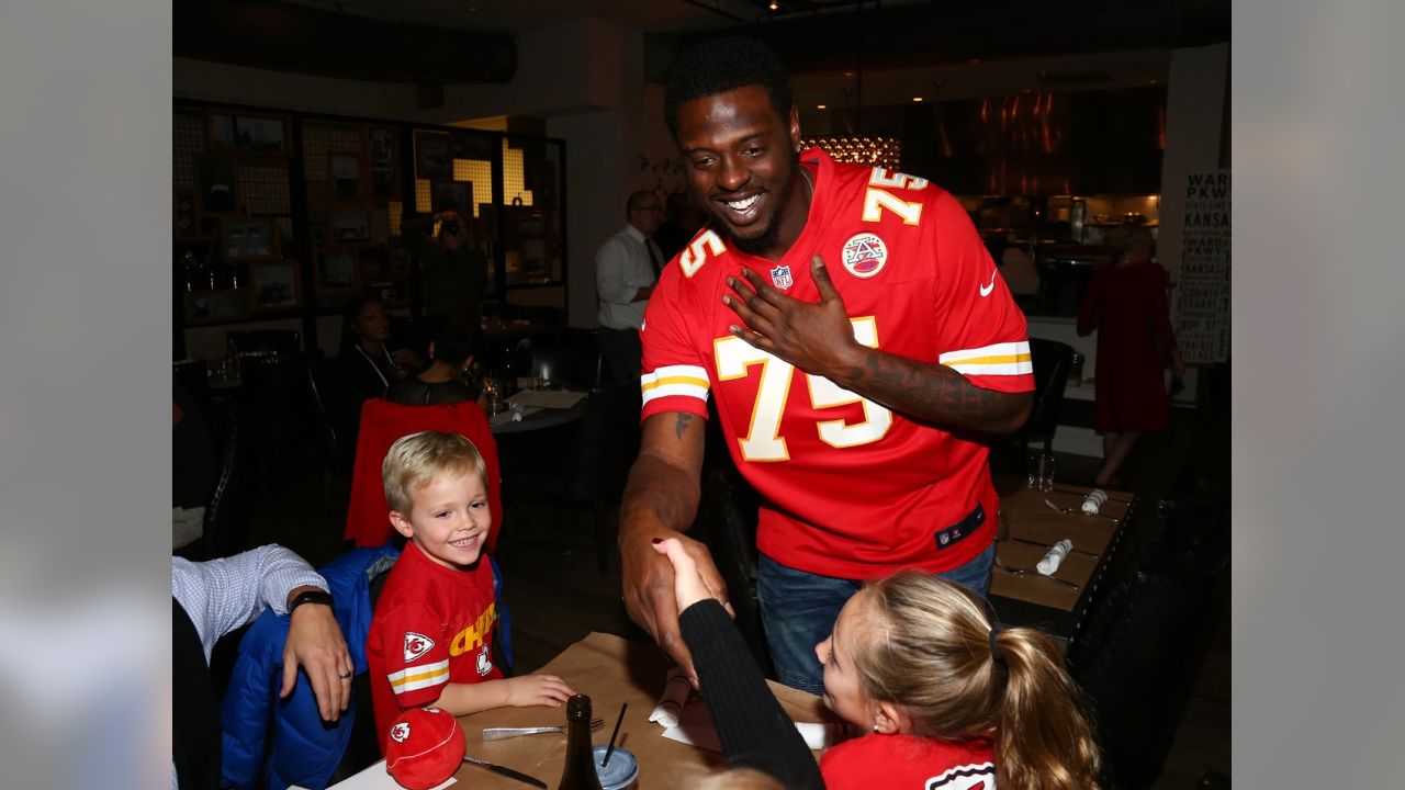 A Kansas City Chiefs player helps out 50 families this Christmas