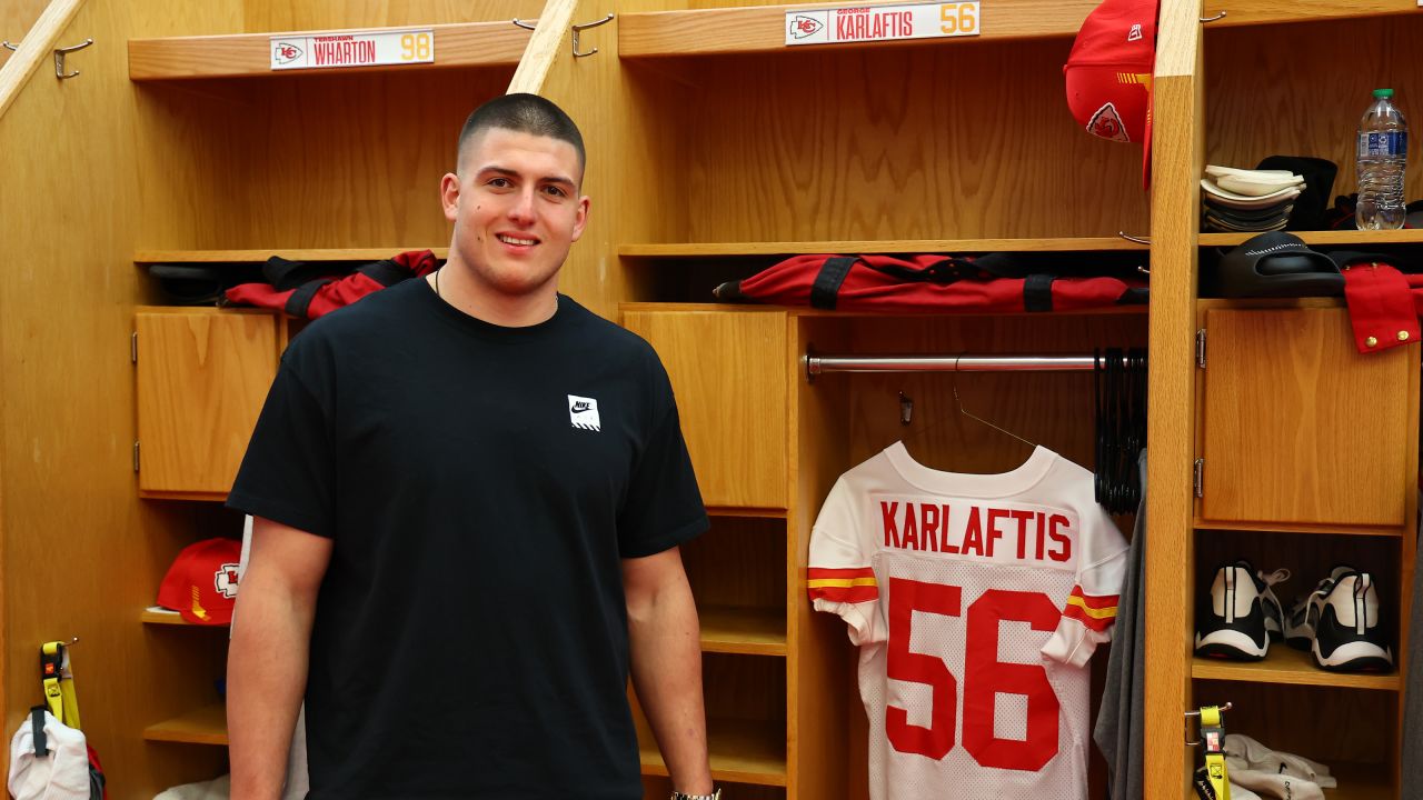 Photos: Trent McDuffie & George Karlaftis Arrive in Kansas City