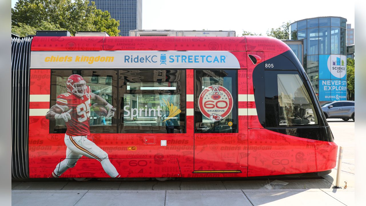 KC Streetcar  Chiefs Kingdom Parade