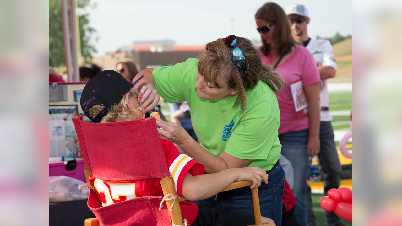 My daughter went to Chiefs Training camp for the first time before I did  and I'm 48! She had the best day ever and was so excited. She went with her  grandma