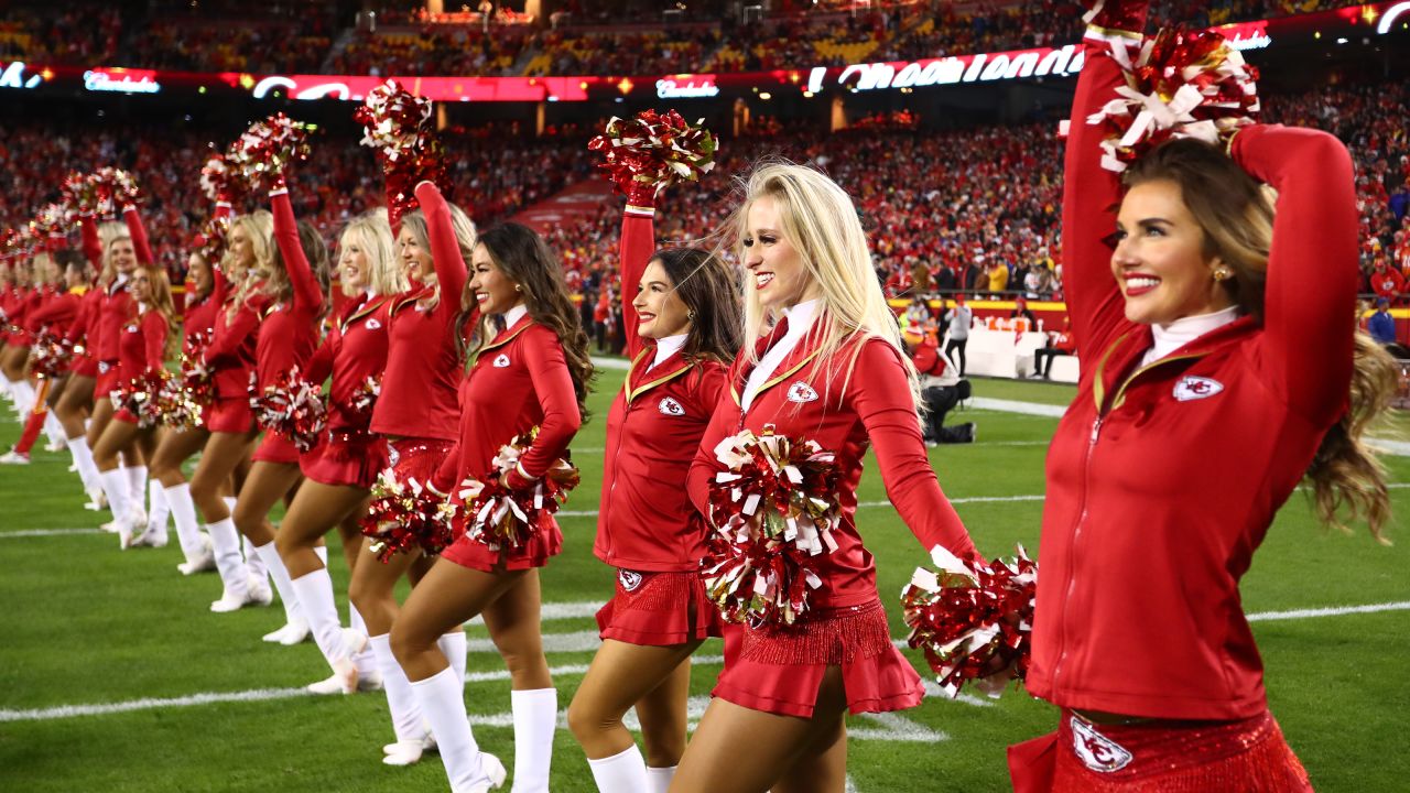 The Denver Bronco Cheerleaders perform during the Denver Broncos v the Kansas  City Chiefs in the first half of an NFL football game Sunday, Dec 19, 2022,  in Denver. (AP Photo/Bart Young