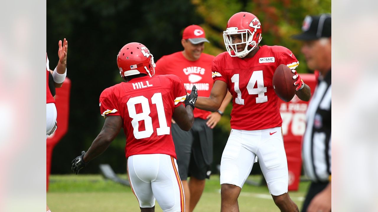 DeMarcus Robinson, Chris Conley and the battle at wide receiver