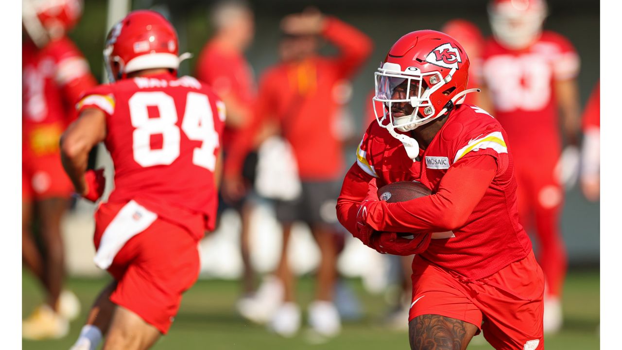 Kansas City Chiefs defensive tackle Chris Williams participates in a drill  during NFL football training camp Saturday, July 29, 2023, in St. Joseph,  Mo. (AP Photo/Charlie Riedel Stock Photo - Alamy