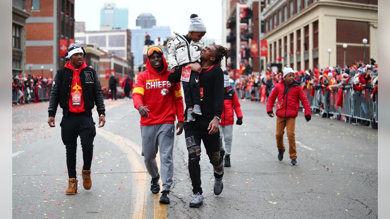 Aerial Drone Shot of Chiefs Super Bowl Parade in Kansas City Photograph by  Josh Mais - Pixels