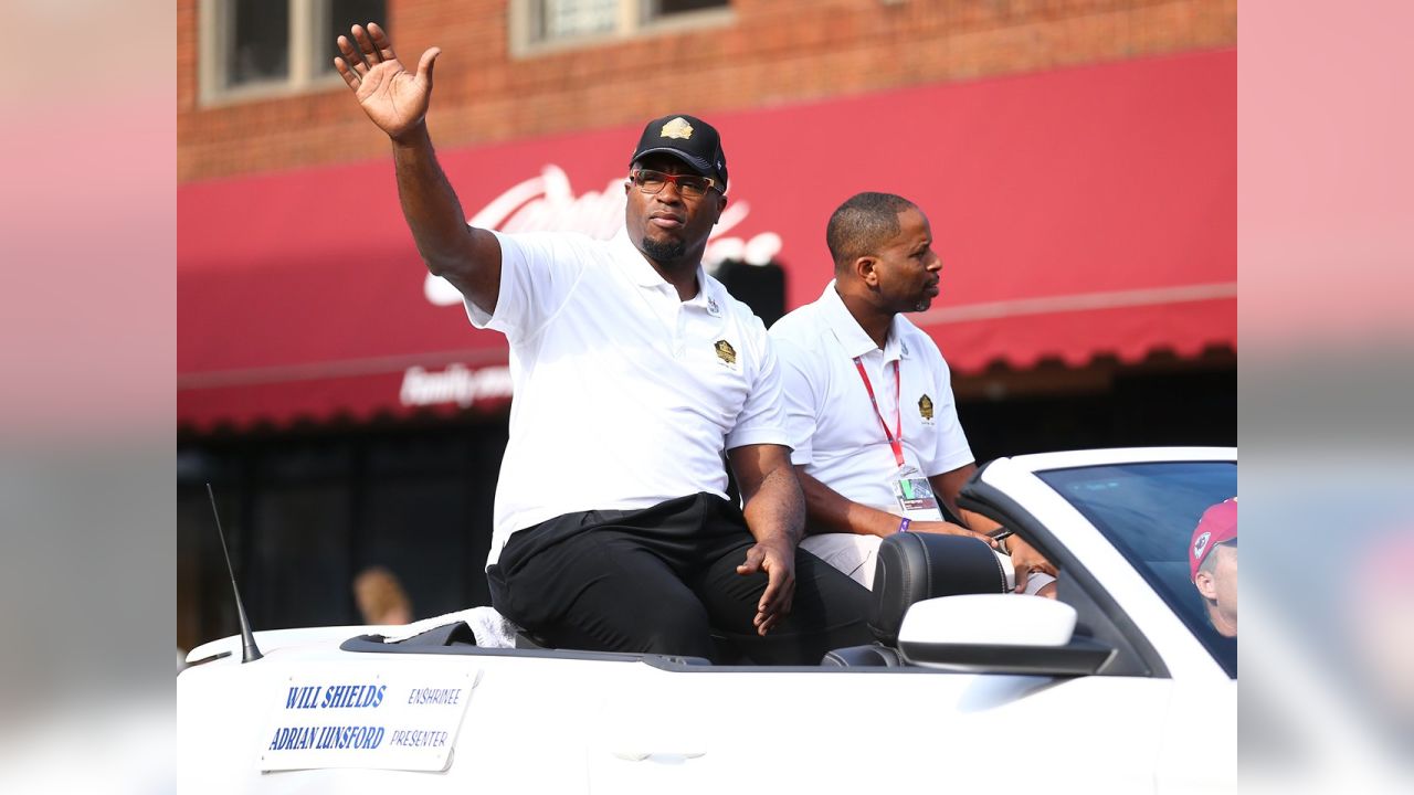 When is the Pro Football Hall of Fame parade in Canton?