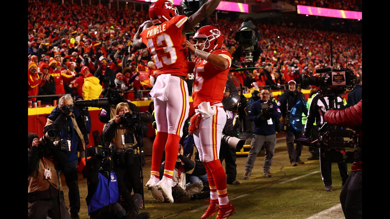 Chiefs WAGs get rowdy in stadium suite during Steelers beatdown