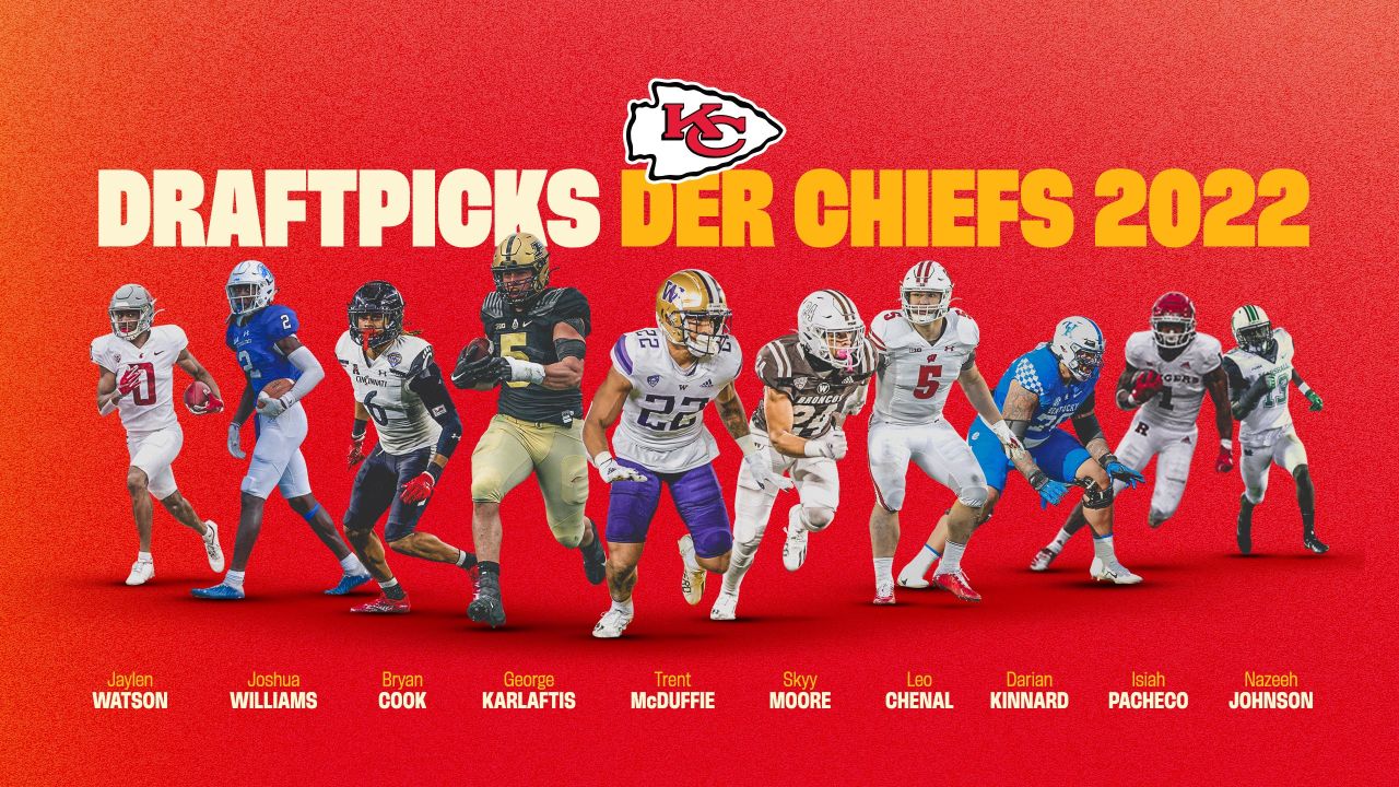 Fotos: Das sind die Draftpicks der Chiefs 2022