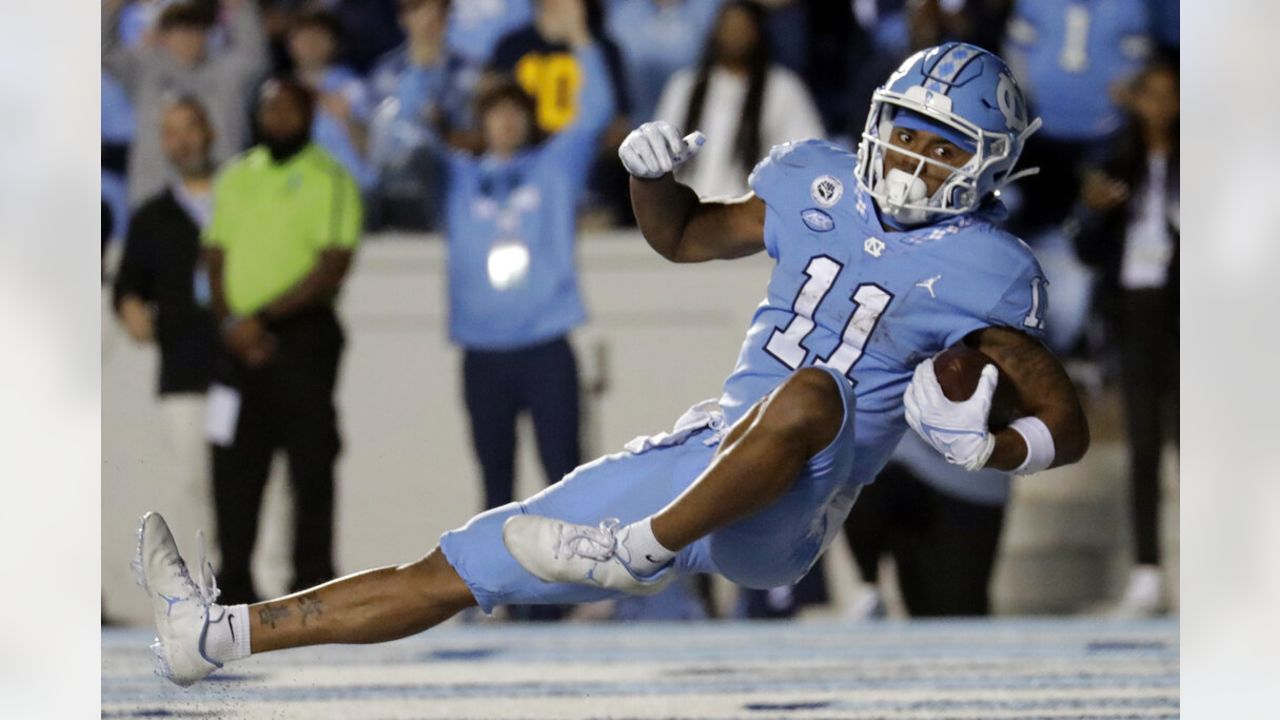 UNC football WR Josh Downs to Colts third round of NFL Draft