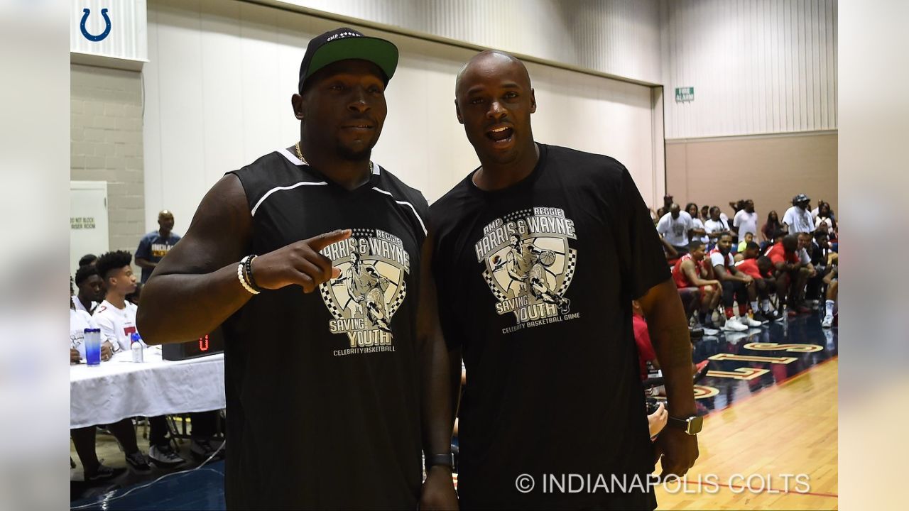 Celebrity Basketball game with Reggie Wayne and Amp Harris