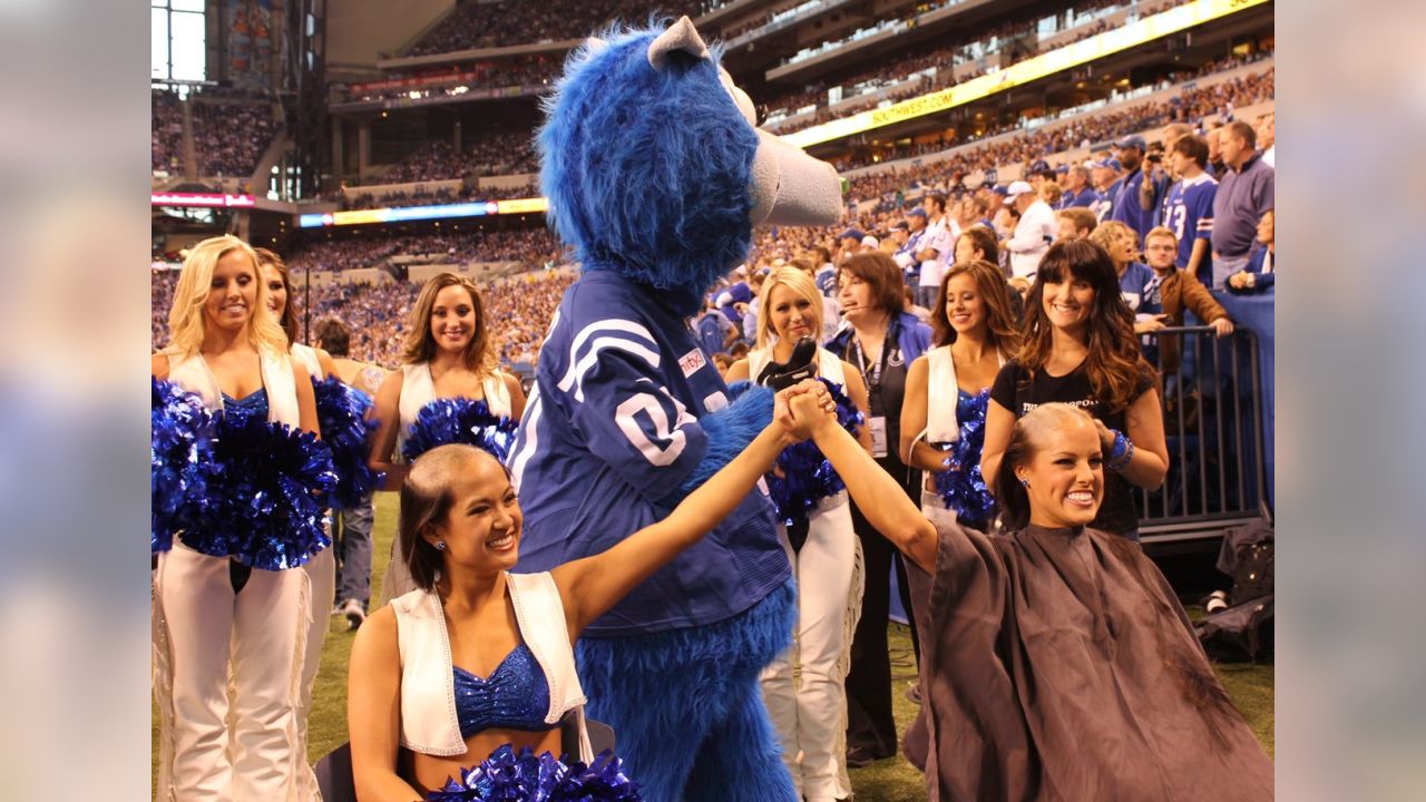 Take It All Off! NFL Cheerleaders Shave Their Heads To Support Coach's  Cancer Battle