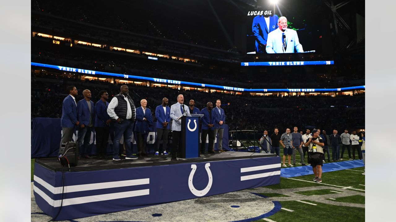 Tarik Glenn will be inducted into the Indianapolis Colts Ring of Honor at  Lucas Oil Stadium on Sunday, Oct. 30 when the Colts host the Washington  Commanders.