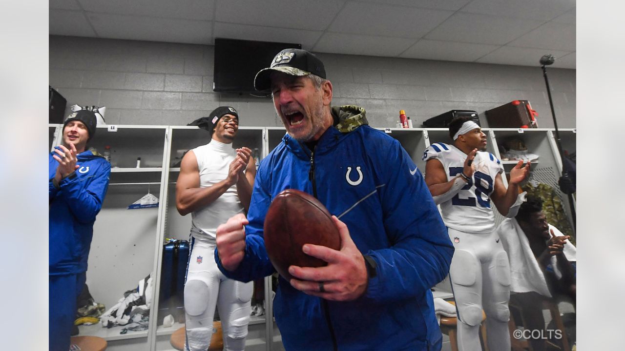 Locker Room Celebration: Colts at Bills