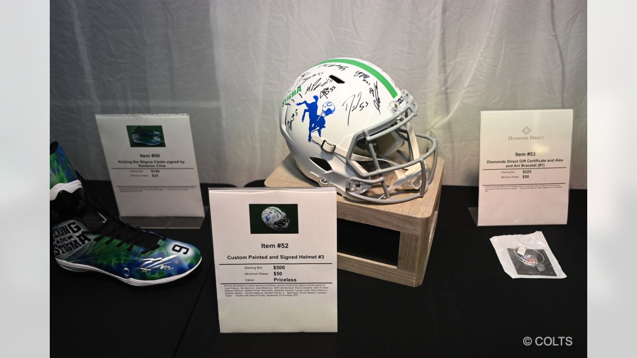 NFL Auction  NFL - Colts Deforest Buckner Signed Mini Helmet