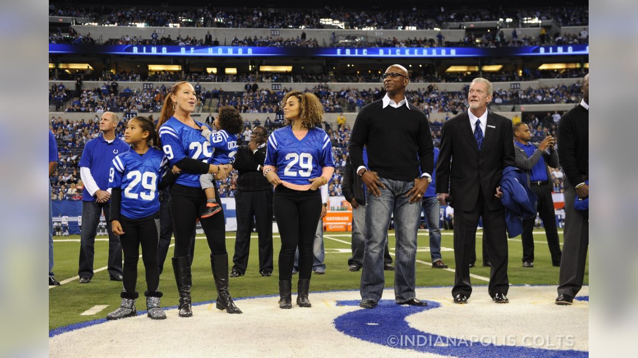 Faulk, Dickerson relish Colts Ring honor