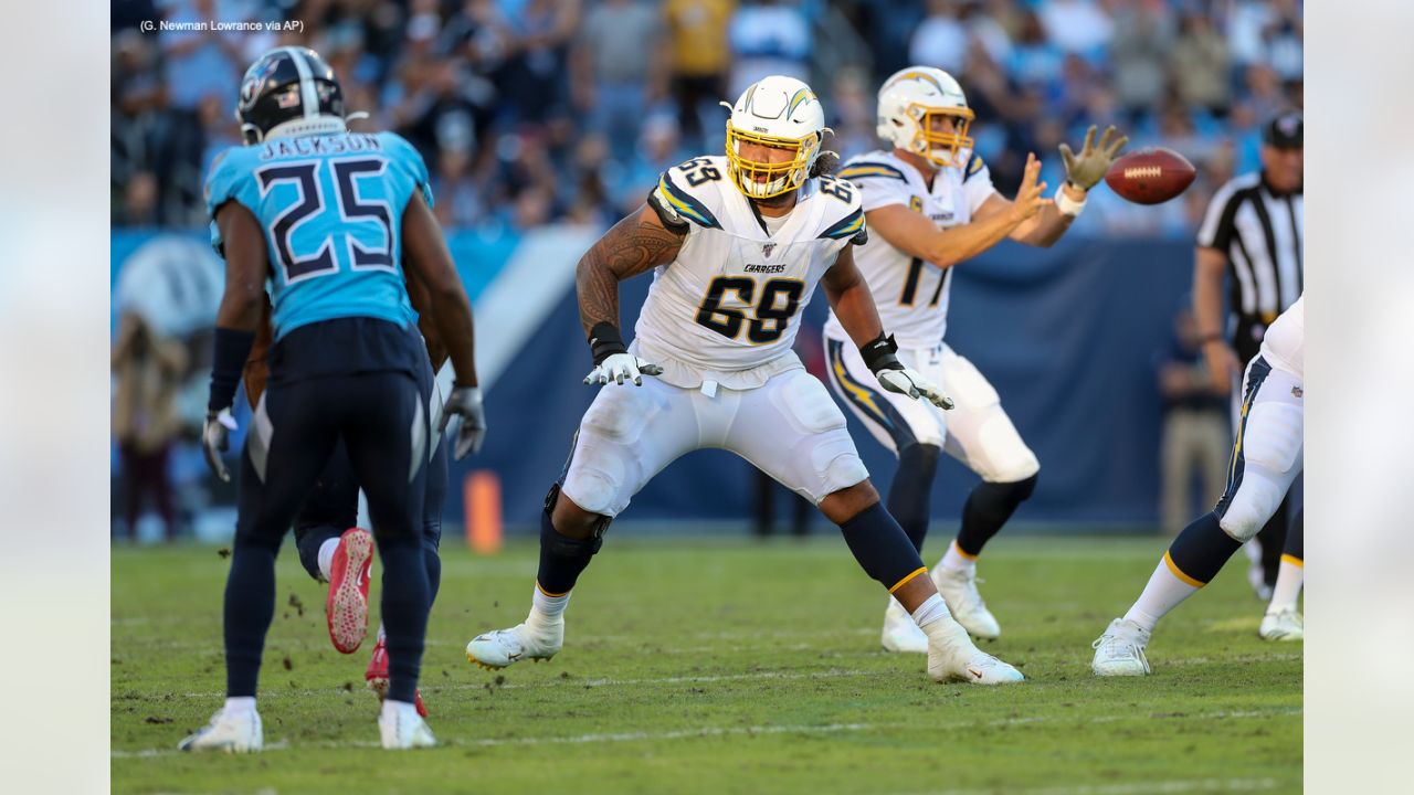 Sam Tevi 'in the driver's seat' for the Chargers' starting left tackle job  - The San Diego Union-Tribune