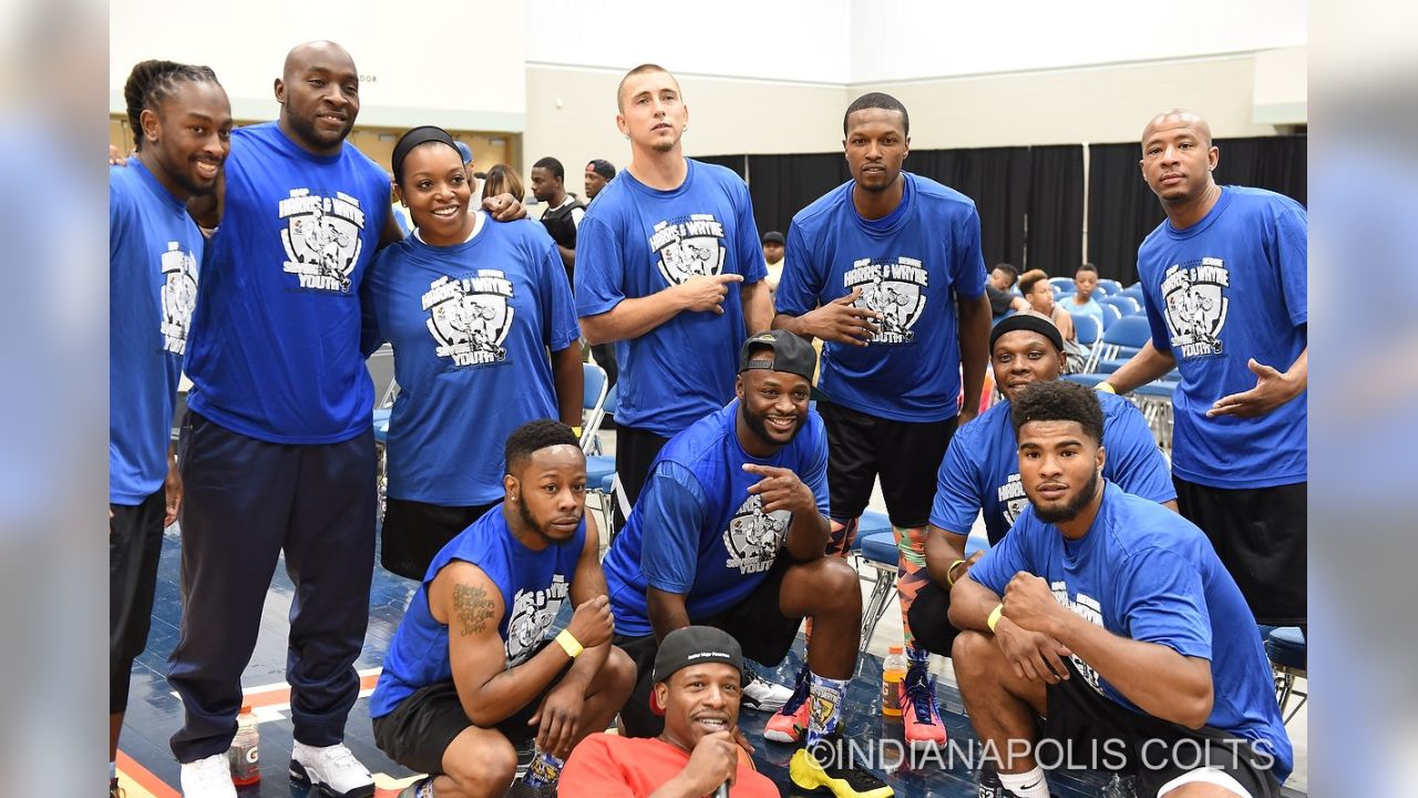 Celebrity Basketball game with Reggie Wayne and Amp Harris