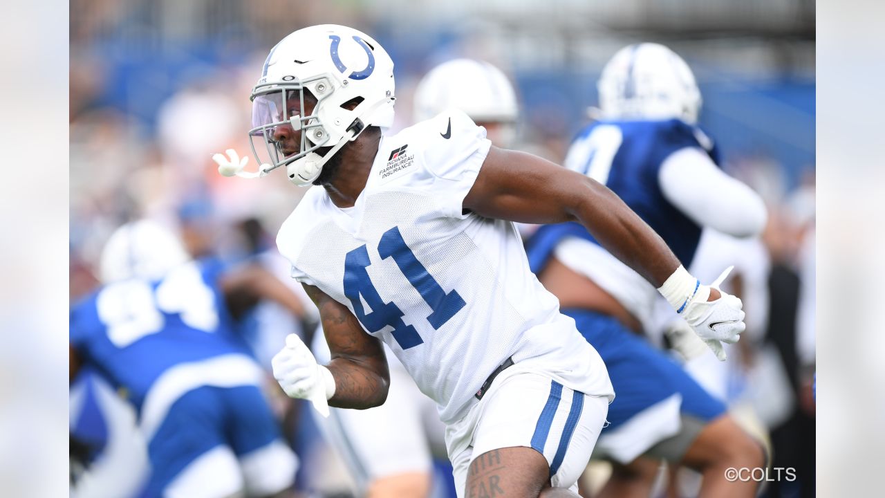 Indianapolis Colts tight end Farrod Green (41) in action against