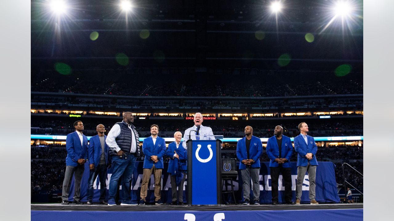 Faulk, Dickerson relish Colts Ring honor