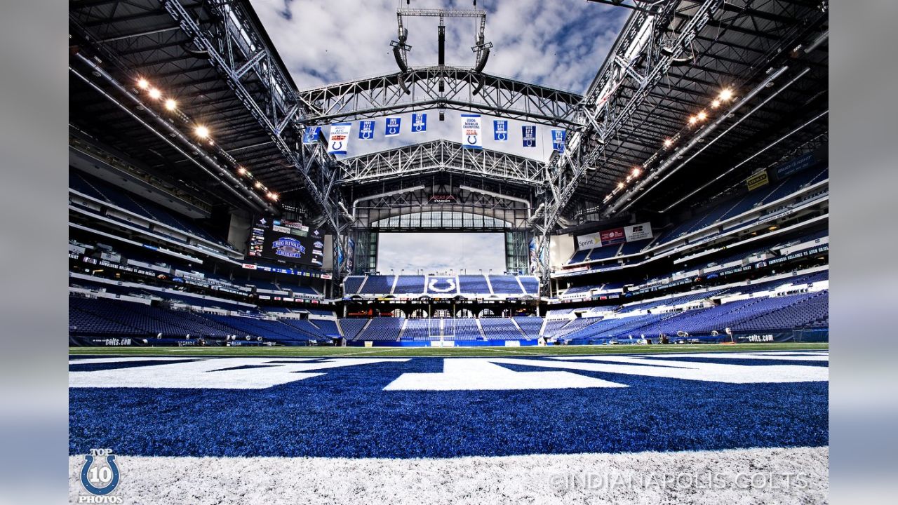 An Aerial View Of The Dallas Cowboys Stadium Background, Lucas Oil