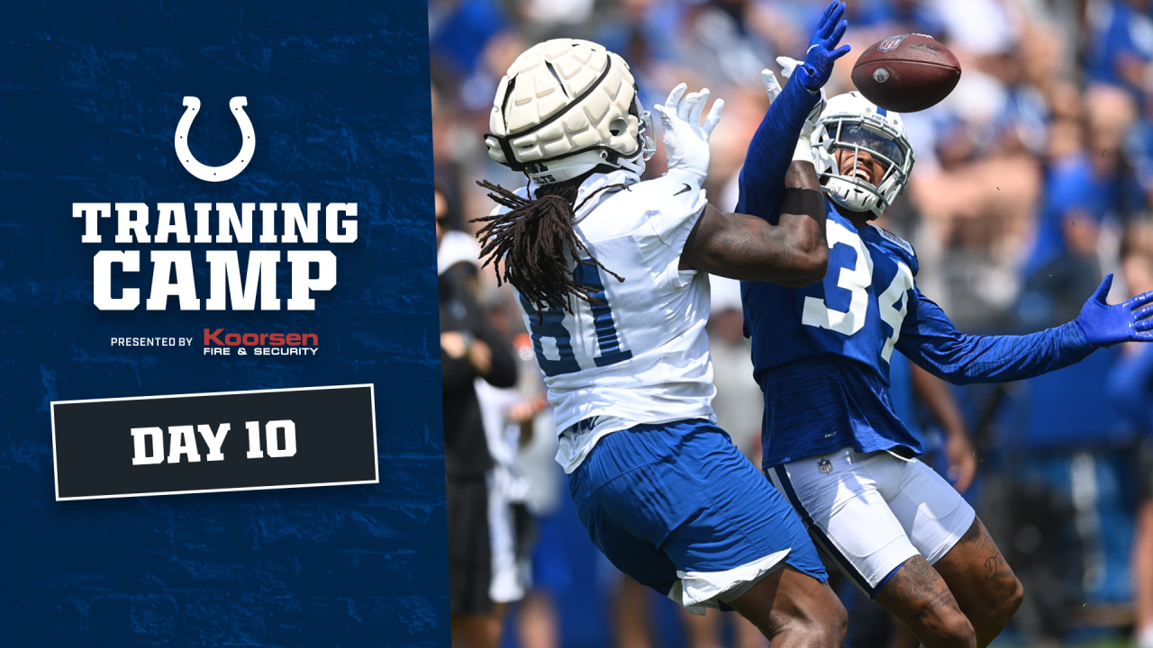 Indianapolis Colts' 2023 training camp roundup: Day 11