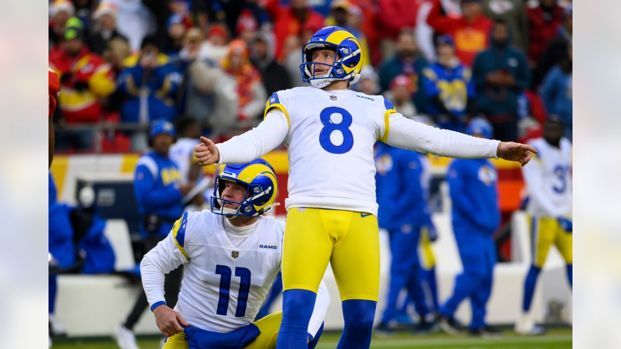 Los Angeles Rams kicker Matt Gay's 100th career made field goal