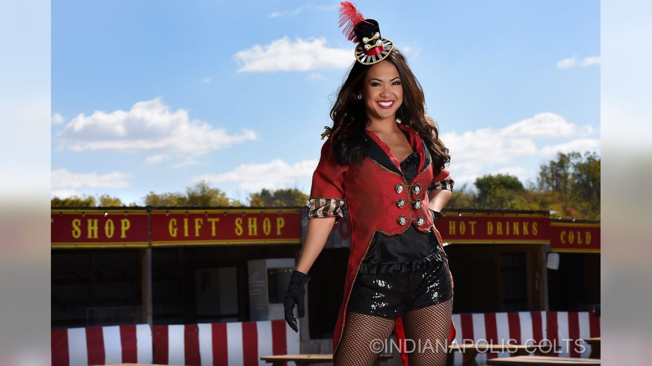 Colts Cheerleaders in the best Halloween costumes Sunday