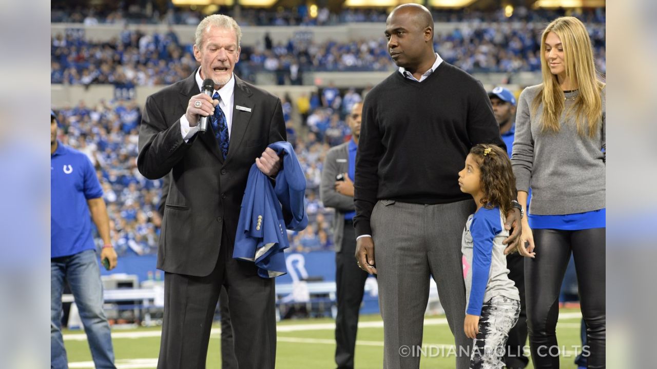 Faulk, Dickerson relish Colts Ring honor