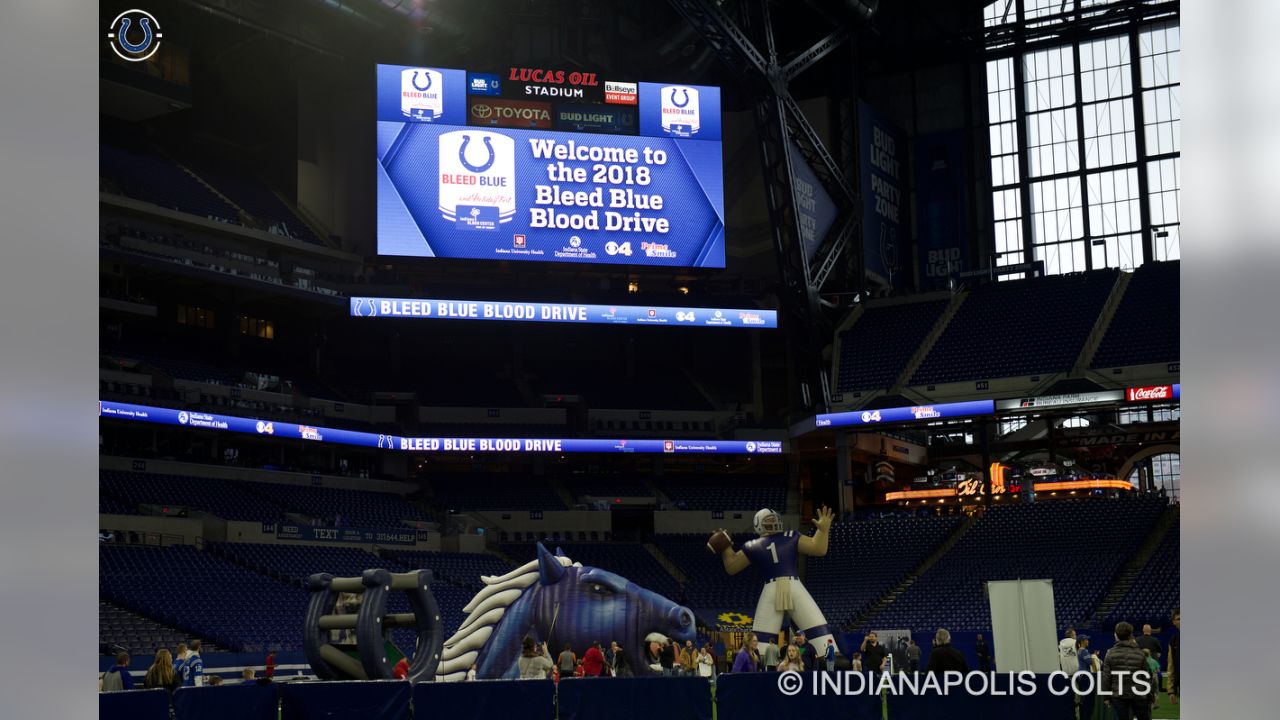 23rd Annual Bleed Blue Blood Drive in Indianapolis at Lucas Oil