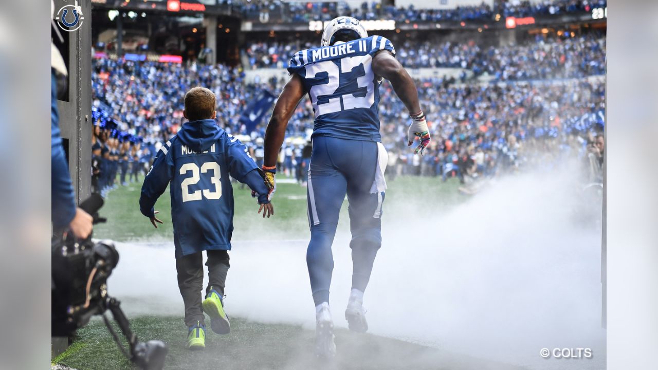 Indianapolis Colts' Kenny Moore II plays during a preseason NFL football  game, Thursday, Aug. 24, 2023, in Philadelphia. (AP Photo/Matt Slocum Stock  Photo - Alamy