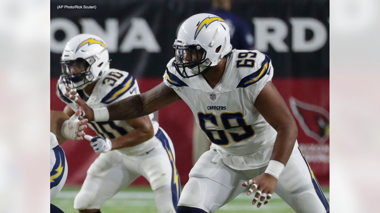 Sam Tevi 'in the driver's seat' for the Chargers' starting left tackle job  - The San Diego Union-Tribune