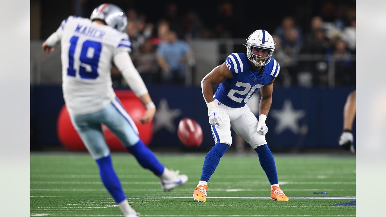 January 08, 2023: Indianapolis Colts safety Rodney McLeod (26) celebrates  touchdown with his teammates and fans during NFL game against the Houston  Texans in Indianapolis, Indiana. John Mersits/CSM/Sipa USA.(Credit Image: ©  John