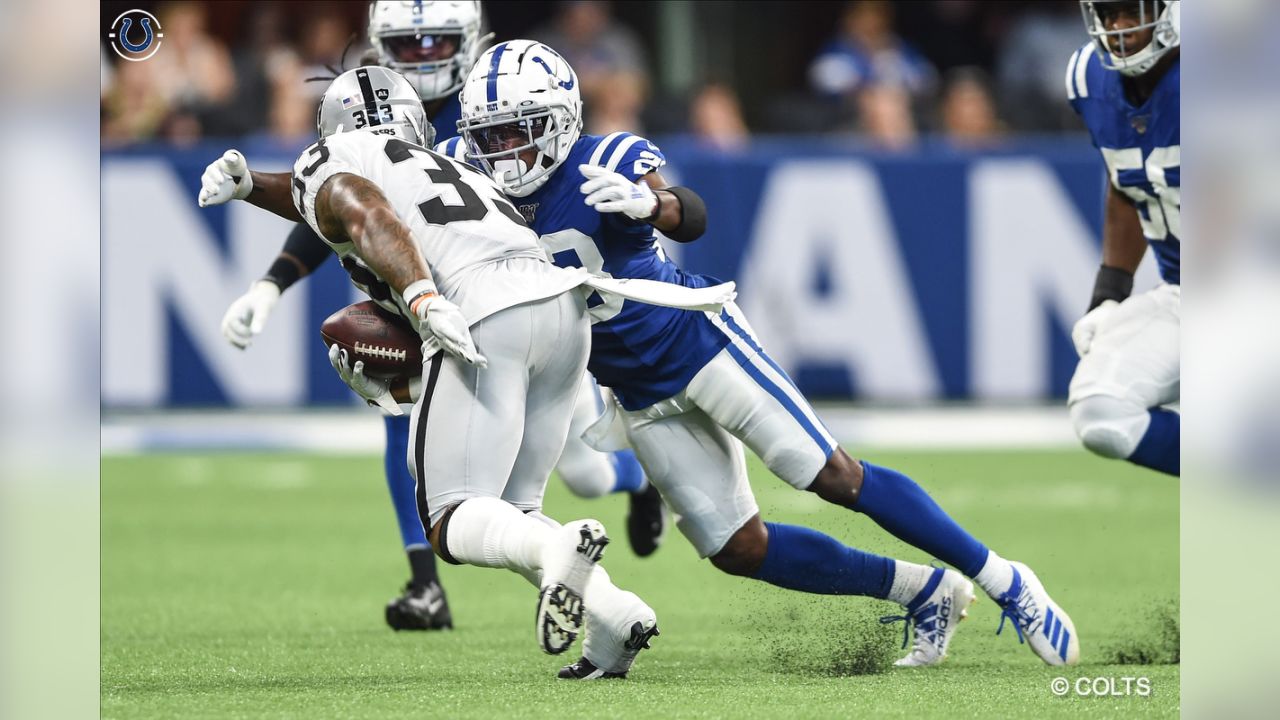 Indianapolis Colts' Kenny Moore II plays during a preseason NFL football  game, Thursday, Aug. 24, 2023, in Philadelphia. (AP Photo/Matt Slocum Stock  Photo - Alamy