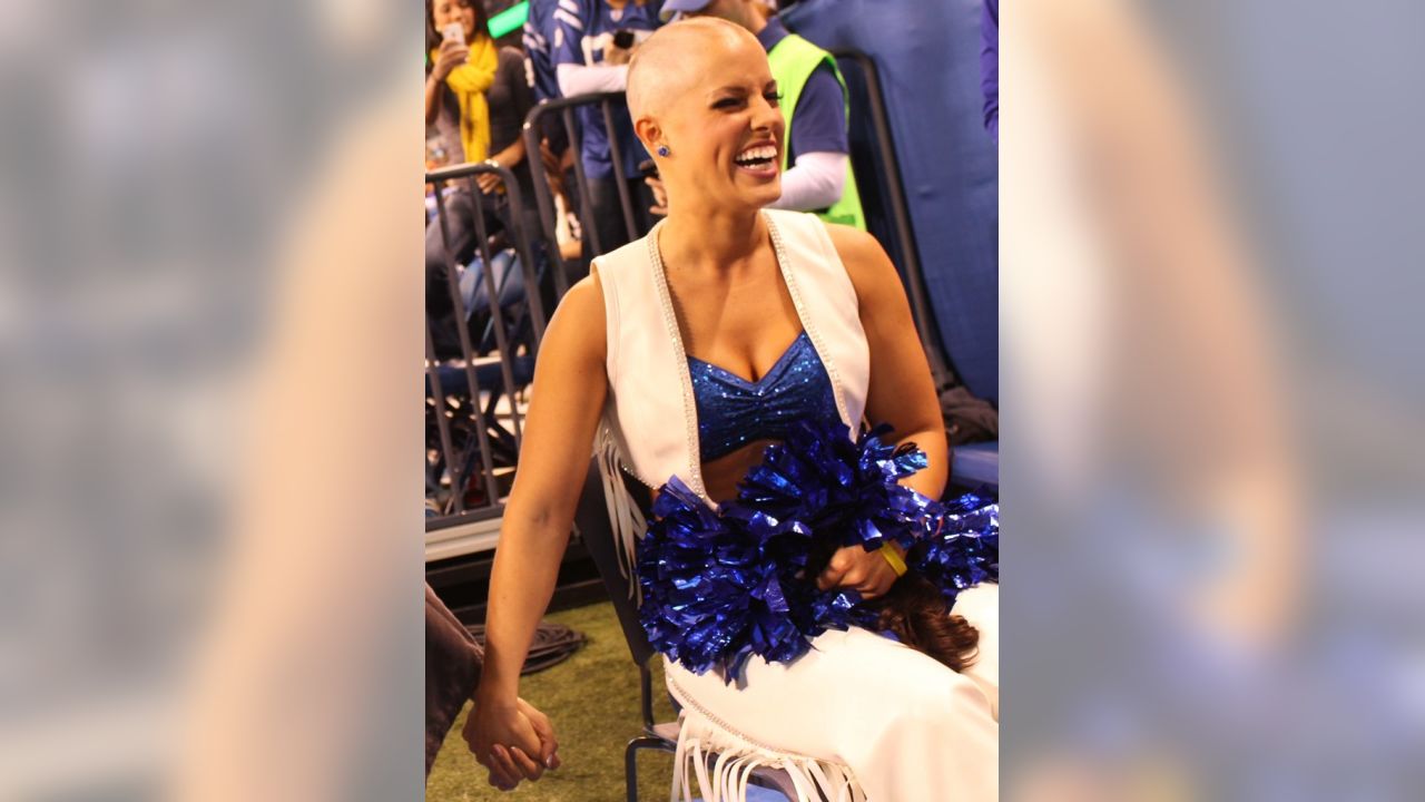 Indianapolis Colts Cheerleaders shave heads for a cause! - Science