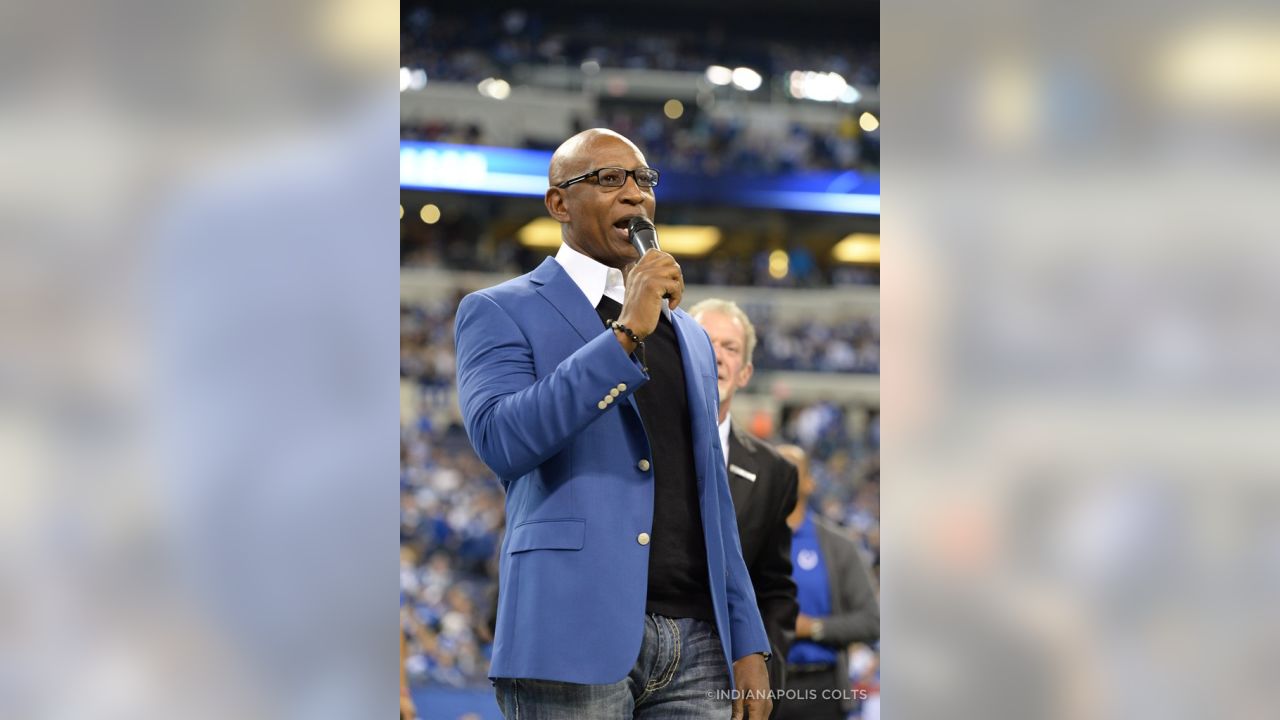 Faulk, Dickerson relish Colts Ring honor